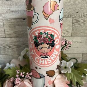 Caffecito y Chisme 20oz Stainless Steel Tumbler